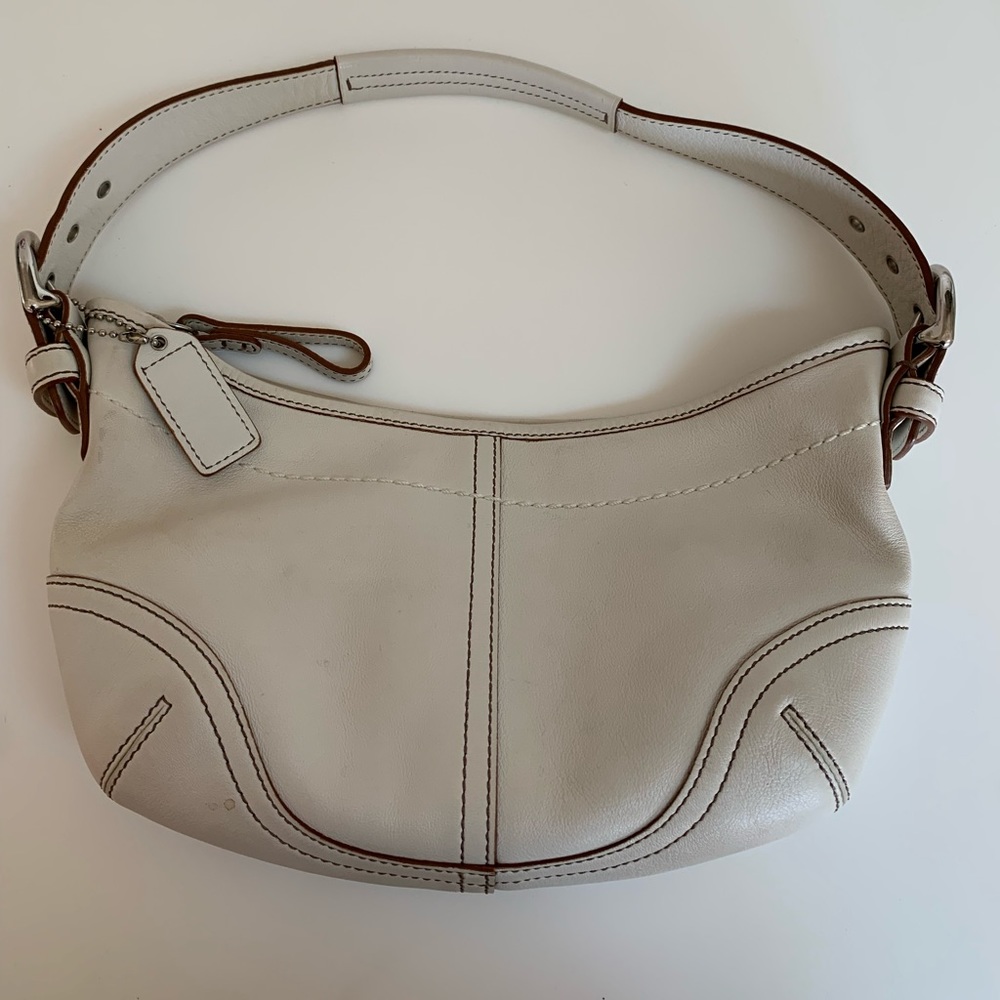 White Coach Soho buckle Min shoulder bag 00’s Y2K